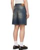 AMIRI AMIRI Blue 'Amiri' Drawstring Denim Shorts - 3