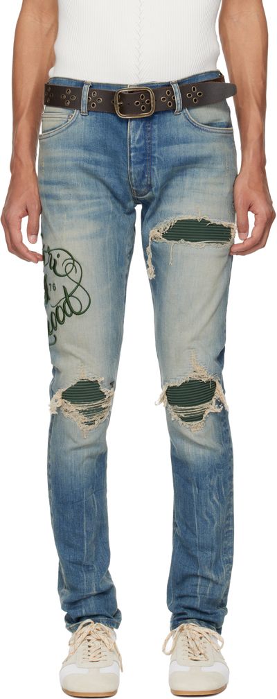 AMIRI AMIRI Blue 'AMIRI Hollywood' MX1 Jeans