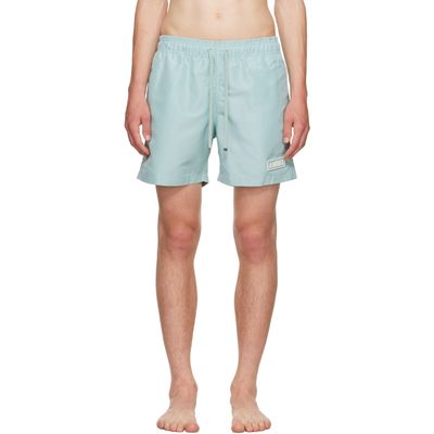 AMIRI AMIRI Blue 'Amiri' Patch Swim Shorts
