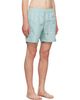 AMIRI AMIRI Blue 'Amiri' Patch Swim Shorts - 2