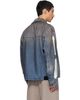 AMIRI AMIRI Blue Bones Denim Blouson Jacket - 3