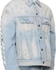 AMIRI AMIRI Blue Bones Studded Denim Trucker Jacket - 2