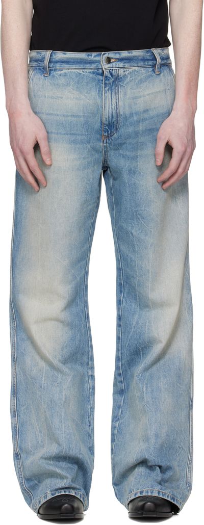 AMIRI AMIRI Blue Boot Cut Jeans