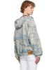 AMIRI AMIRI Blue Camo Jacquard Denim Jacket - 3