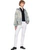 AMIRI AMIRI Blue Camo Jacquard Denim Jacket - 4