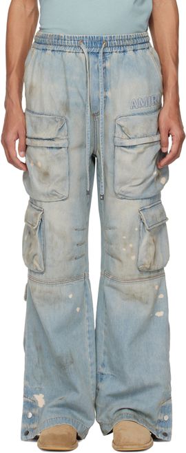 AMIRI AMIRI Blue Cargo Jeans