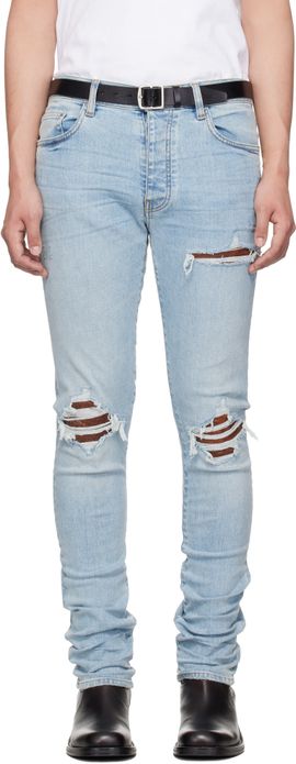 AMIRI AMIRI Blue Croc MX1 Jeans