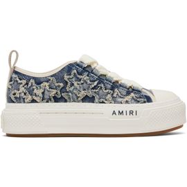 AMIRI AMIRI Blue Denim Court Low Sneakers