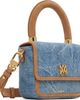 AMIRI AMIRI Blue Denim Suede Micro MA Bag - 2