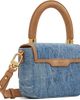 AMIRI AMIRI Blue Denim Suede Micro MA Bag - 3