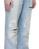AMIRI AMIRI Blue Distressed Boot Cut Jeans - 2