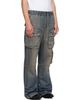 AMIRI AMIRI Blue Drawstring Baggy Denim Cargo Pants - 2