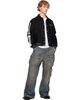 AMIRI AMIRI Blue Drawstring Baggy Denim Cargo Pants - 4