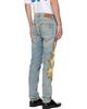 AMIRI AMIRI Blue Flames Emb Skinny Jeans - 3