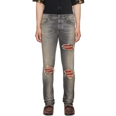 AMIRI AMIRI Blue Flannel MX1 Jeans