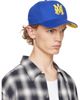 AMIRI AMIRI Blue 'MA' Cotton Cap - 2