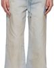 AMIRI AMIRI Blue Relaxed Baggy Jeans - 1