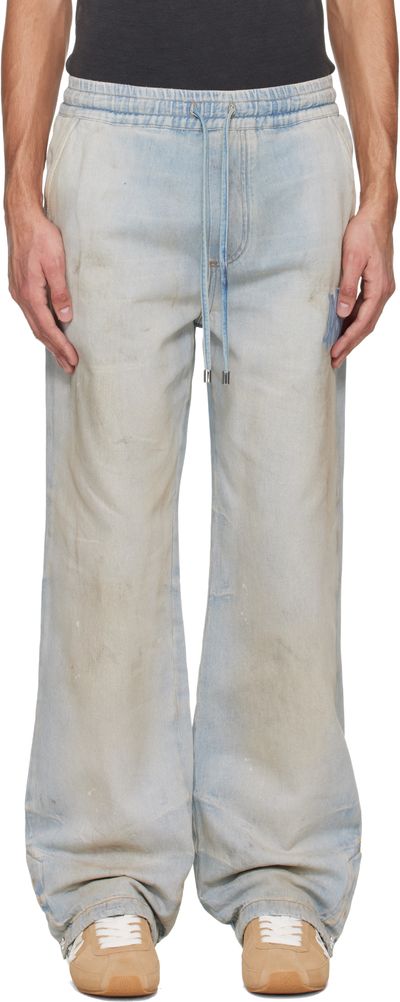 AMIRI AMIRI Blue Relaxed Baggy Jeans