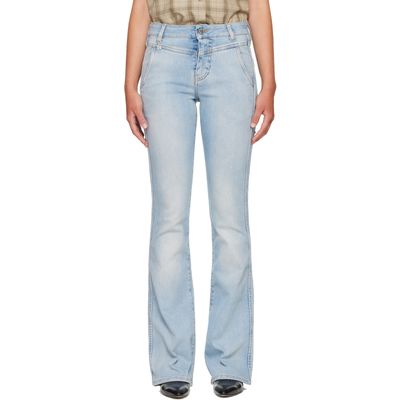 AMIRI AMIRI Blue Skinny Flare Jeans