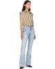 AMIRI AMIRI Blue Skinny Flare Jeans - 4