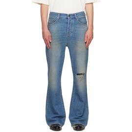 AMIRI AMIRI Blue Slash Bootcut Jeans