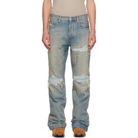 AMIRI AMIRI Blue Straight Flare MX1 Jeans