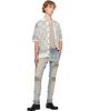 AMIRI AMIRI Blue Studs MX1 Jeans - 4