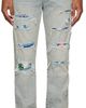 AMIRI AMIRI Blue Thrasher Slim Jeans - 1