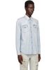 AMIRI AMIRI Blue Western Denim Long Sleeve Shirt - 2