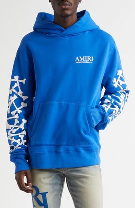 AMIRI AMIRI Bones Stacked Graphic Hoodie