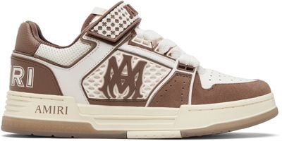 AMIRI AMIRI Brown & White MA Skyline Sneakers
