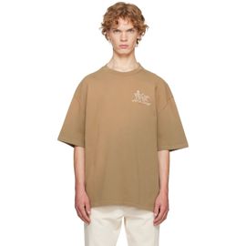 AMIRI AMIRI Brown 'Amiri Studio' Oversized T-shirt