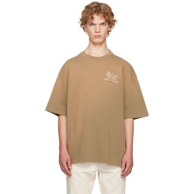 AMIRI AMIRI Brown 'Amiri Studio' Oversized T-shirt