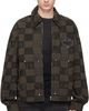 AMIRI AMIRI Brown Chateau Crest Denim Jacket - 1