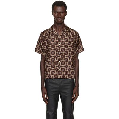 AMIRI AMIRI Brown MA Quad Camp Shirt