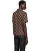 AMIRI AMIRI Brown MA Quad Camp Shirt - 3