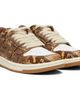 AMIRI AMIRI Brown Printed Python Skel Top Low Sneakers - 4