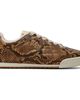 AMIRI AMIRI Brown Python Embossed Coastline Sneakers - 1