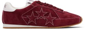 AMIRI AMIRI Burgundy Pacific Flat Sneakers
