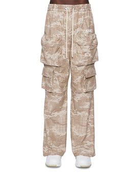Amiri amiri Camo Jacquard Drawstring Cargo Pants