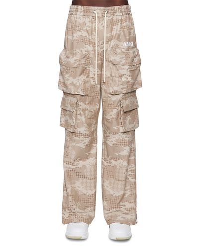 Amiri amiri Camo Jacquard Drawstring Cargo Pants