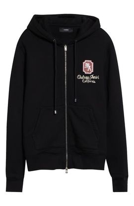 AMIRI AMIRI Chateau Logo Full Zip Fleece Hoodie