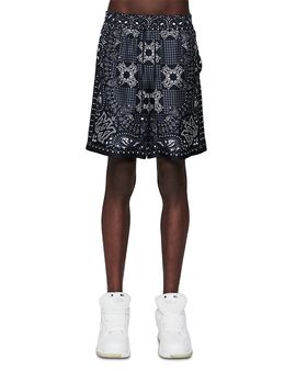 Amiri amiri Check Pattern 7 Drawstring Shorts