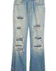 AMIRI AMIRI Destroyed Straight Flare Jeans - 5