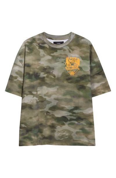 AMIRI AMIRI Eagle Blurred Camo Oversize Graphic T-Shirt 