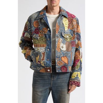 AMIRI AMIRI Embellished Trucker Jacket