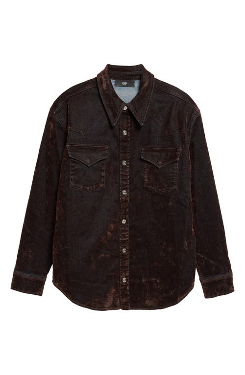 AMIRI AMIRI Flocked Denim Shirt Jacket