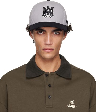 AMIRI AMIRI Gray & Black MA Outline Two Tone Cap