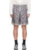 AMIRI AMIRI Gray & Off-White MA Checkered Shorts - 1