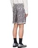 AMIRI AMIRI Gray & Off-White MA Checkered Shorts - 3